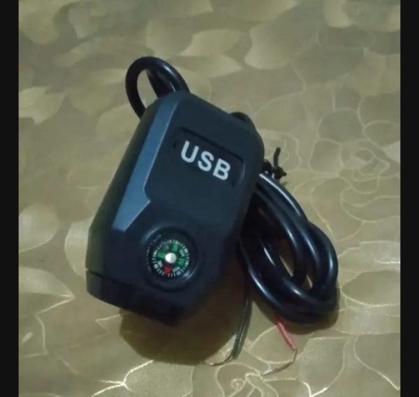 MotoCharge Pro – USB Charger with Compass (Waterproof, 36–105V)