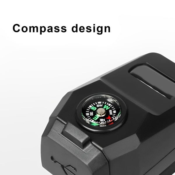 MotoCharge Pro – USB Charger with Compass (Waterproof, 36–105V)